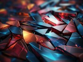 Ai Generated Abstract technologhy internet ai style background photo