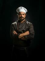Ai Generated Professional restaurant chef photo