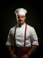 Ai Generated Professional restaurant chef photo