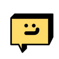 komisch 3d Emoticon Plaudern Box Aufkleber png