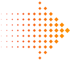 diamond shape halftone arrow element design png