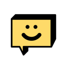 divertente 3d emoticon Chiacchierare scatola etichetta png