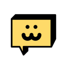 engraçado 3d emoticon bate-papo caixa adesivo png