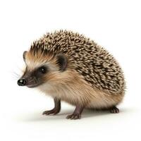 Hedgehog  Scientific name  Erinaceus Europaeus 3D illustration AI Generative photo