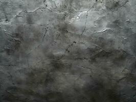 The surface of the old gray stone. Background, texture for design. Dark grey stone wall background texture. Natural pattern of black slate. AI Generative photo