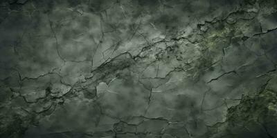 The surface of the old gray stone. Background, texture for design. Dark grey stone wall background texture. Natural pattern of black slate. AI Generative photo