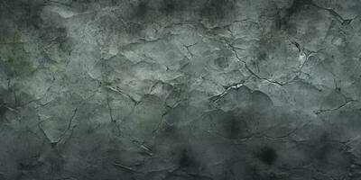 The surface of the old gray stone. Background, texture for design. Dark grey stone wall background texture. Natural pattern of black slate. AI Generative photo