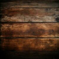 Old wood texture with natural pattern for design and decoration. Abstract background. Brown wood texture. AI Generative photo