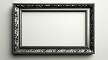 Silver frame for paintings photo