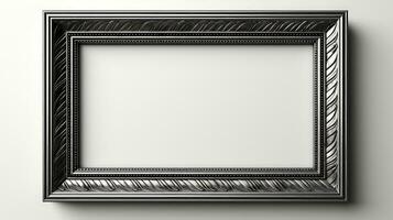 Silver frame for paintings photo