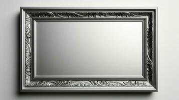 Silver frame for paintings photo