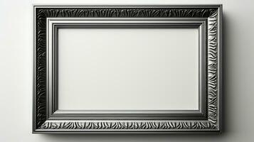 Silver frame for paintings photo