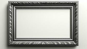 Silver frame for paintings photo