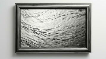 Silver frame for paintings photo