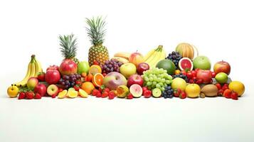 Composition with fresh fruits photo