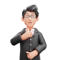 3D Business character png