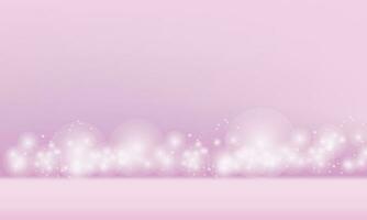 Vector pink pastel color blurred background blank template with copy space