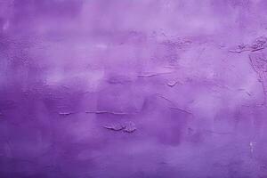 Dirty and weathered purple concrete wall background texture. ai generated photo