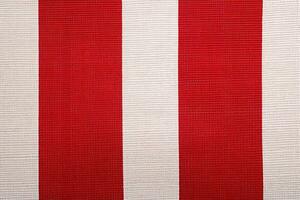 red and white striped fabric texture background. ai generated photo
