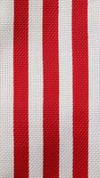 red and white striped fabric texture background. ai generated photo