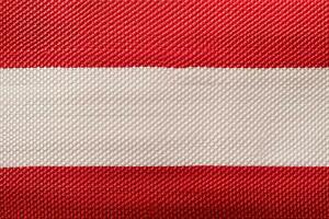 red and white striped fabric texture background. ai generated photo