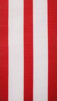 red and white striped fabric texture background. ai generated photo