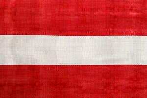 red and white striped fabric texture background. ai generated photo