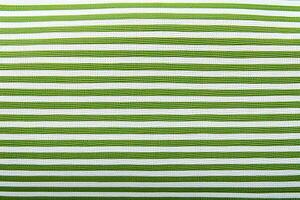 green and white striped fabric texture background. ai generated photo