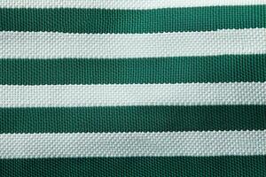 green and white striped fabric texture background. ai generated photo