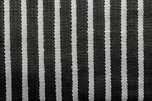 black and white striped fabric texture background. ai generated photo