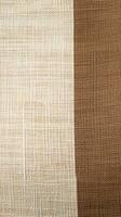 brown and white striped fabric texture background. ai generated photo