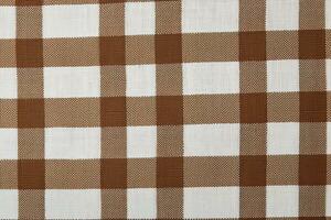 brown and white striped fabric texture background. ai generated photo