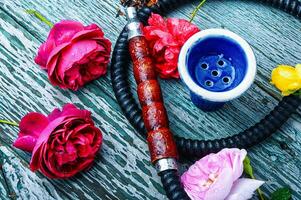 Shisha with rose tobacco photo