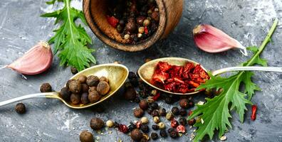 Spices and herbs photo