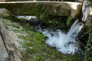 Rasiglia, a village with streams and waterfalls in the middle photo