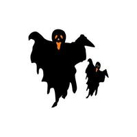 Halloween ghost vector illustration