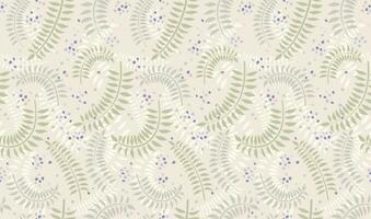 Vector Seamless Floral Pattern Illustration. Horizontally And Vertically Repeatable.
