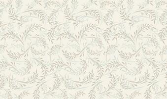 Vector Seamless Floral Pattern Illustration. Horizontally And Vertically Repeatable.