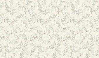 Vector Seamless Floral Pattern Illustration. Horizontally And Vertically Repeatable.