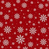 christmas background with a traditional snowflake pattern vector