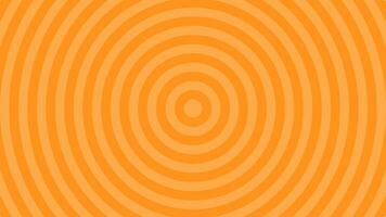 Simple Light Orange Radial Circles Line Abstract Design Vector Background