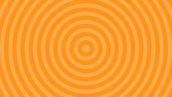 Simple Light Orange Radial Circles Line Abstract Design Vector Background