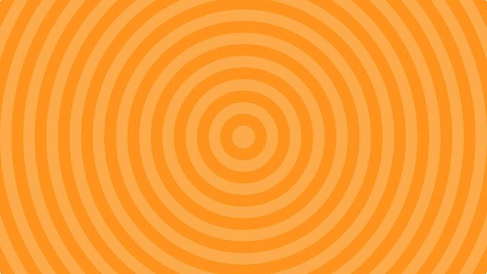 Simple Light Orange Radial Circles Line Abstract Design Vector Background