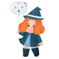 sorcière à Halloween Festival enchanteur costume et mystique atmosphère png