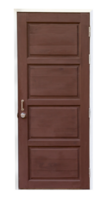 brown wooden door isolated png