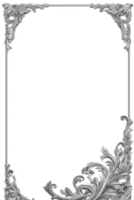 Flower Leaf Border Frame PNG Image Transparent Background Ai Generative