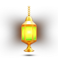 realistico islamico lanterna 3d illustrazione Ramadan lanterna design png