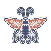 Javanese butterfly icon vector image illustration