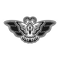 Javanese butterfly icon vector image illustration