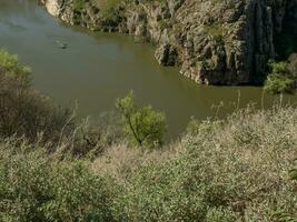 the cities of Madrid and toledo photo